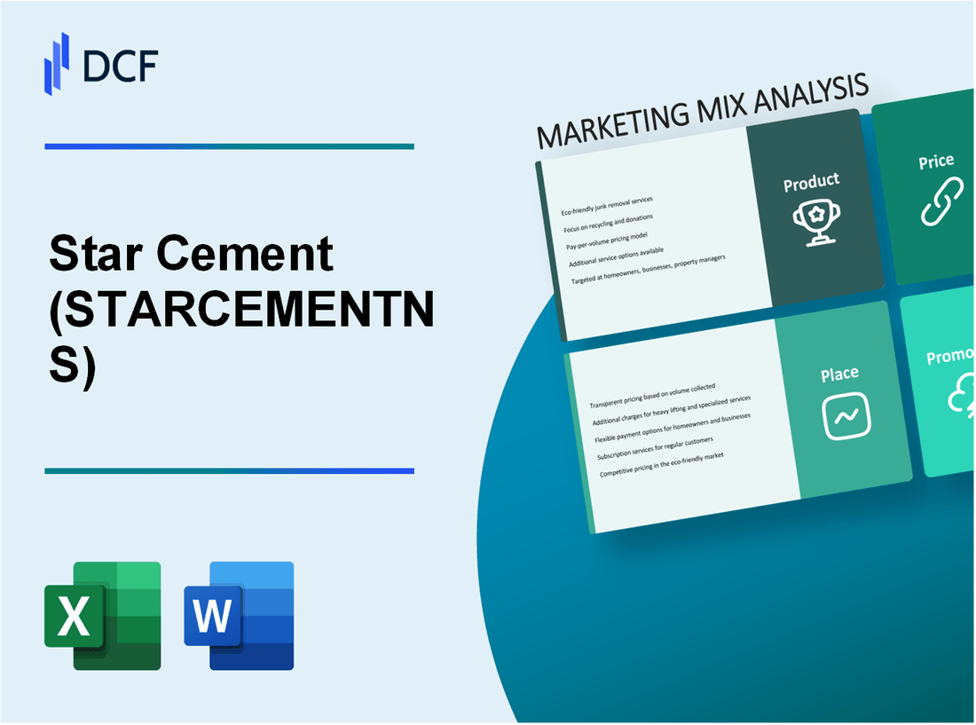 Star Cement Limited (STARCEMENT.NS): Marketing Mix Analysis