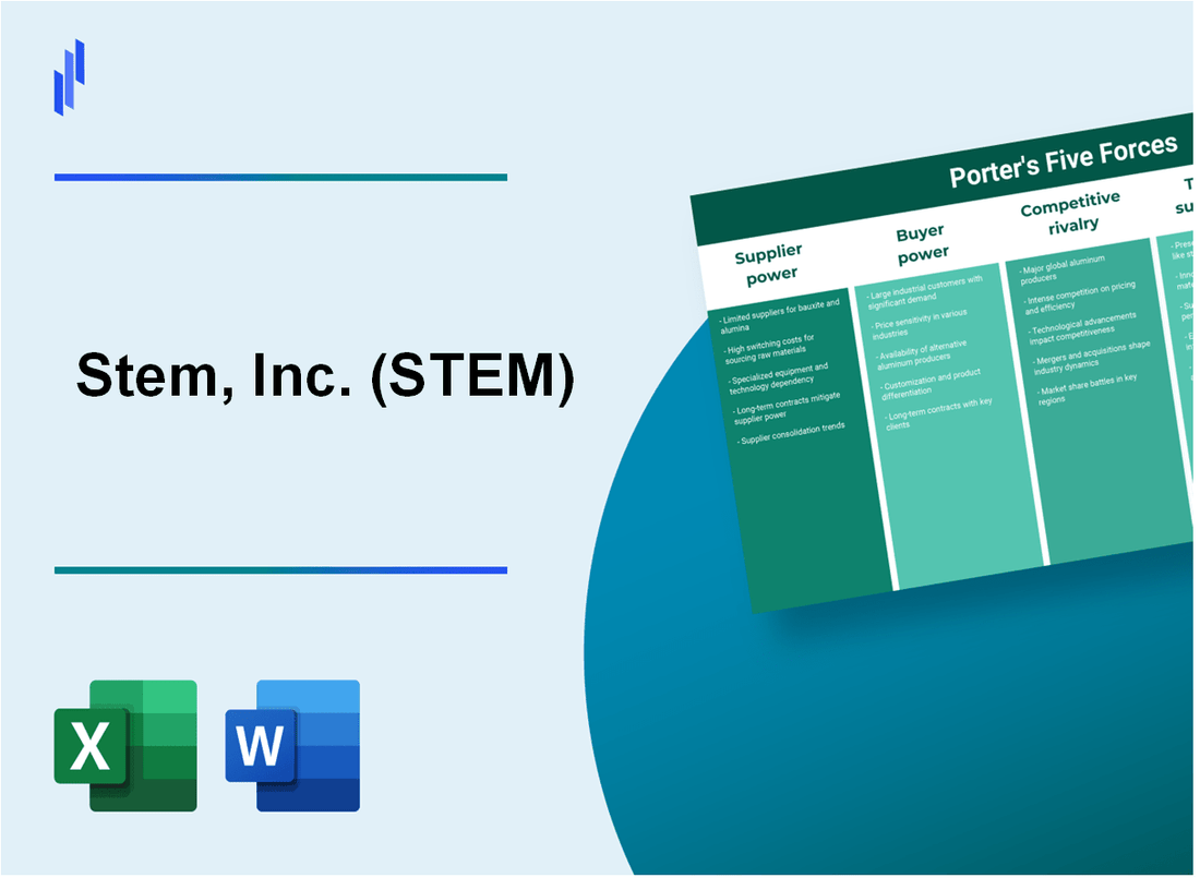 What are the Porter’s Five Forces of Stem, Inc. (STEM)?