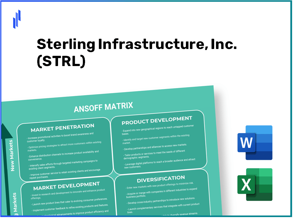 Sterling Infrastructure, Inc. (STRL) ANSOFF Matrix