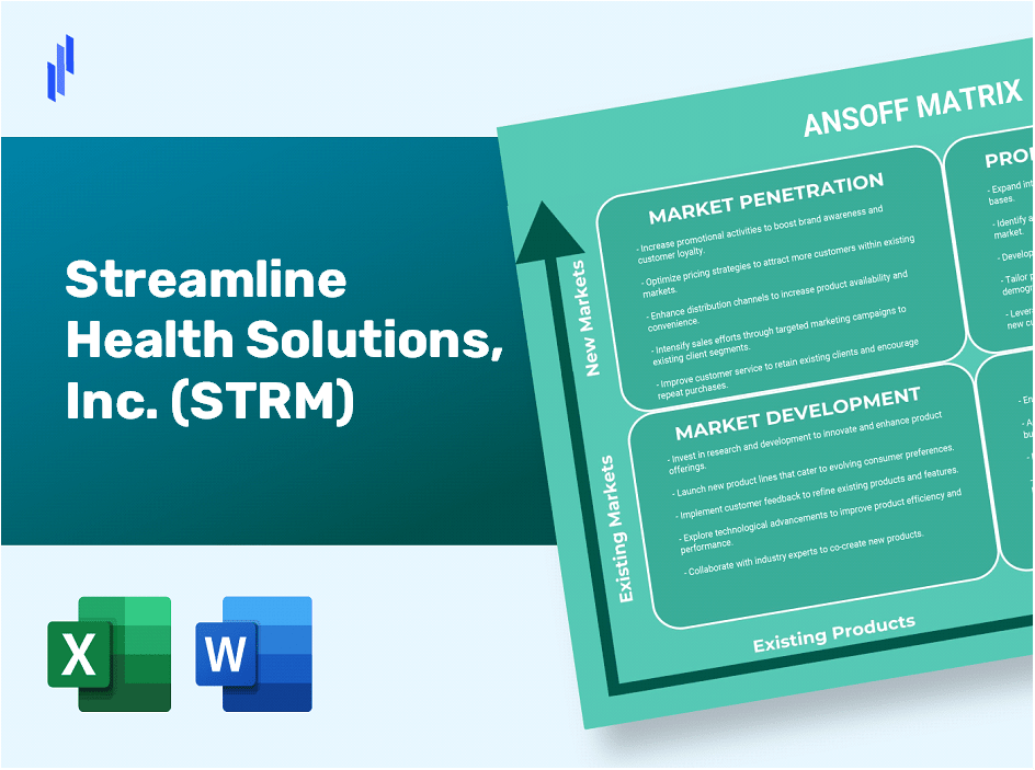 Streamline Health Solutions, Inc. (STRM) ANSOFF Matrix