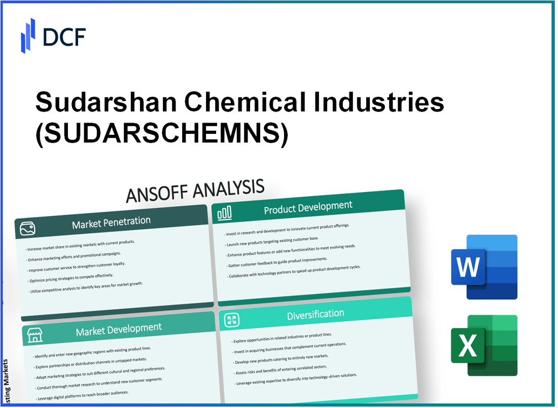 Sudarshan Chemical Industries Limited (SUDARSCHEM.NS): Ansoff Matrix