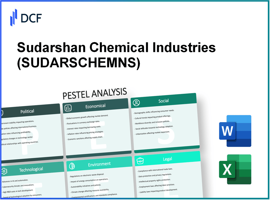 Sudarshan Chemical Industries Limited (SUDARSCHEM.NS): PESTEL Analysis