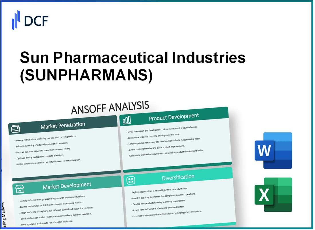 Sun Pharmaceutical Industries Limited (SUNPHARMA.NS): Ansoff Matrix