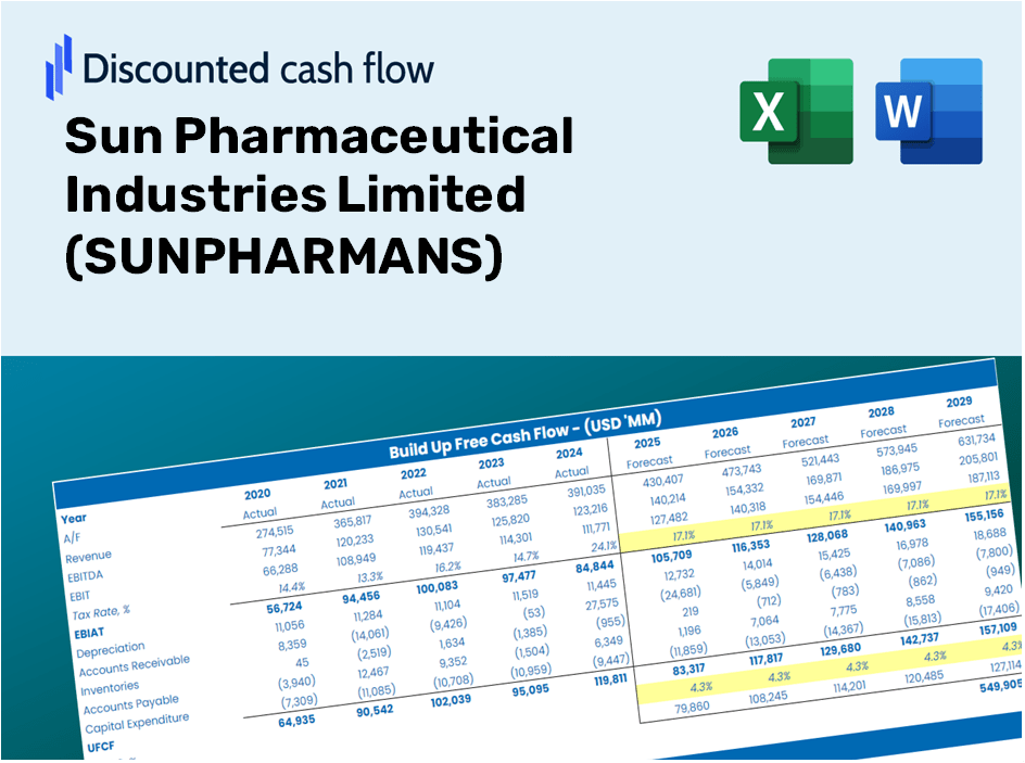 Sun Pharmaceutical Industries Limited (SUNPHARMANS) DCF Valuation