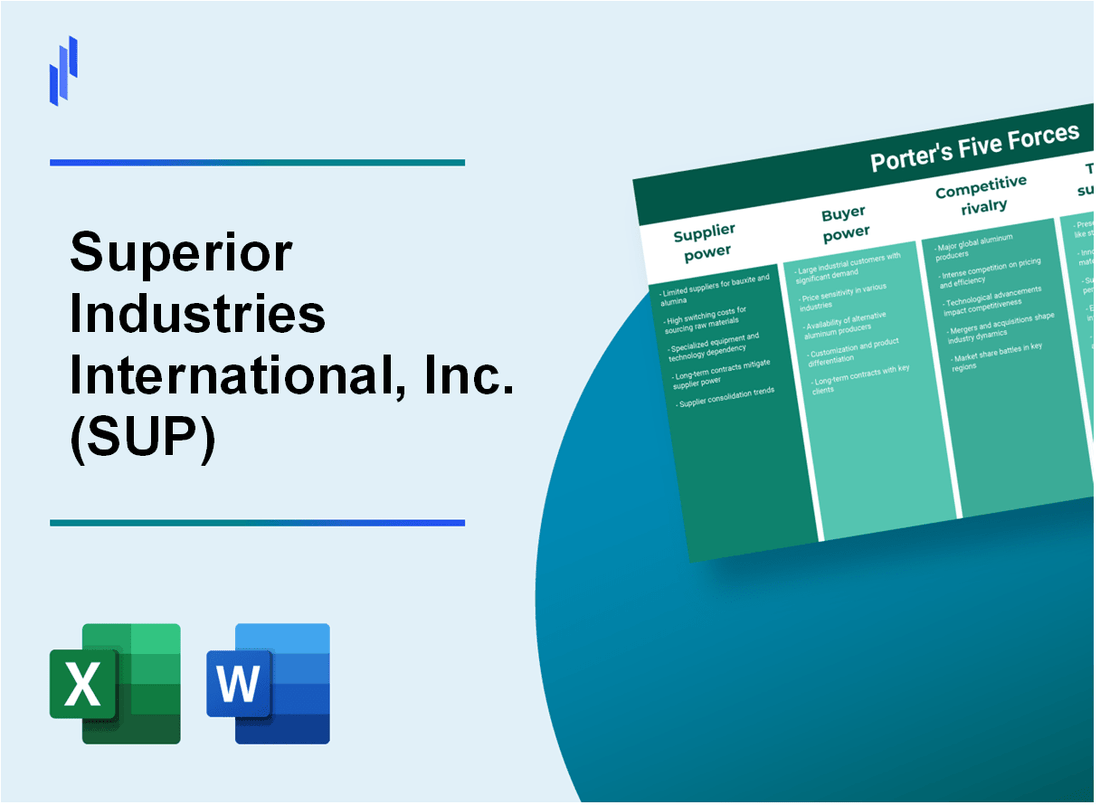 What are the Porter’s Five Forces of Superior Industries International, Inc. (SUP)?