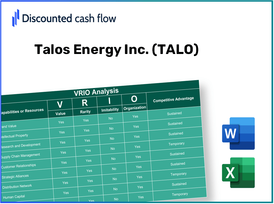 Talos Energy Inc. (TALO): VRIO Analysis [10-2024 Updated]