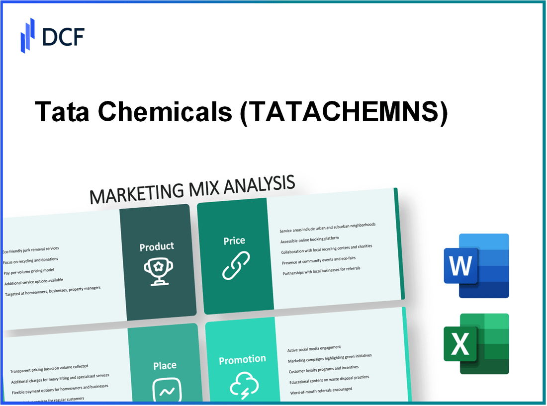 Tata Chemicals Limited (TATACHEM.NS): Marketing Mix Analysis