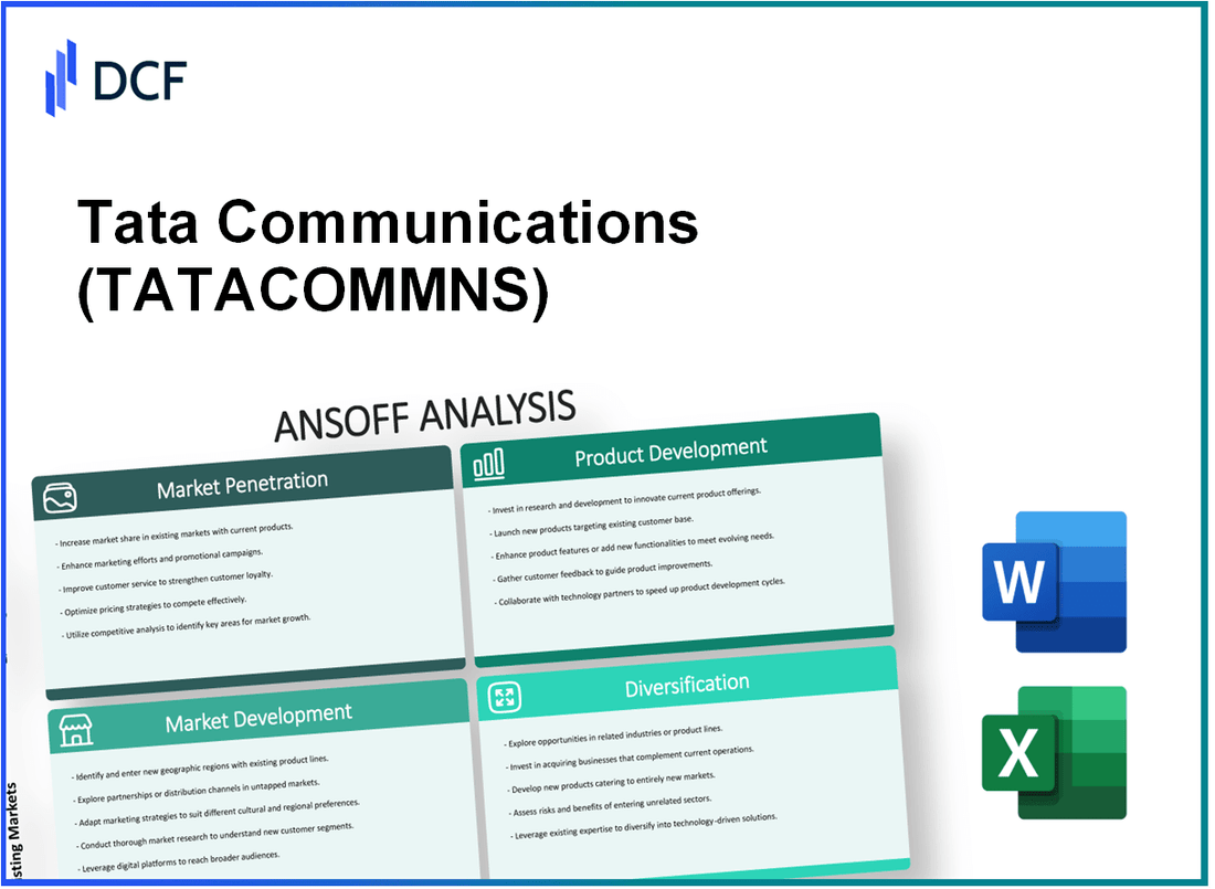 Tata Communications Limited (TATACOMM.NS): Ansoff Matrix