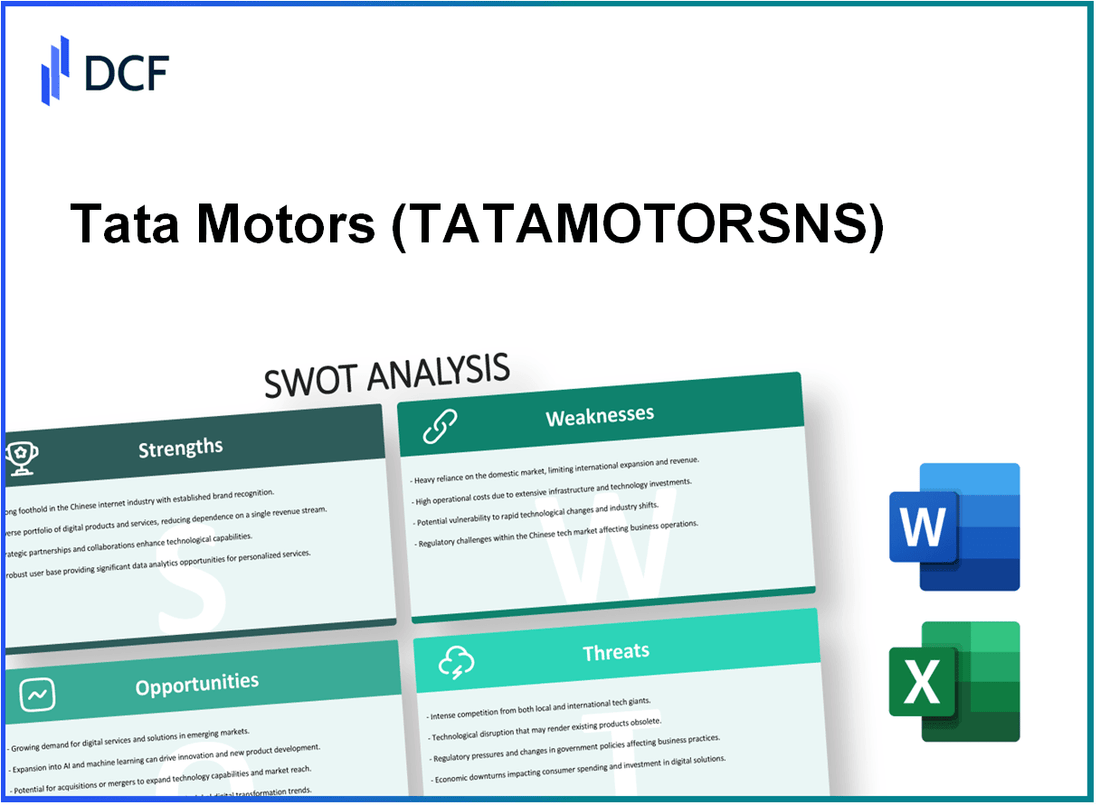 Tata Motors Limited (TATAMOTORS.NS): SWOT Analysis