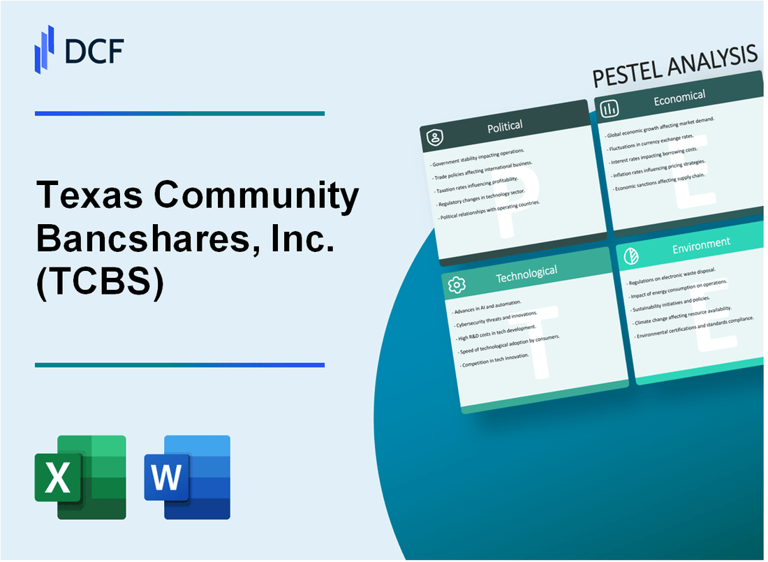 Texas Community Bancshares, Inc. (TCBS) PESTLE Analysis