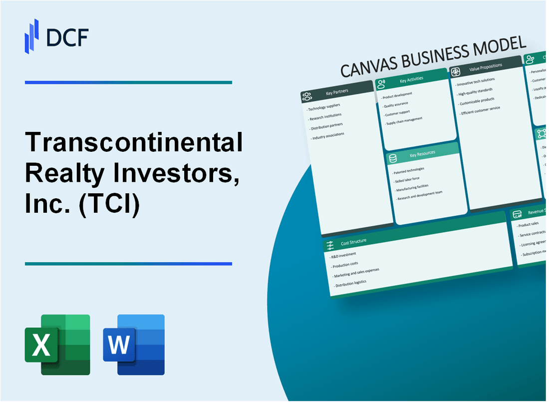 Transcontinental Realty Investors, Inc. (TCI) Business Model Canvas