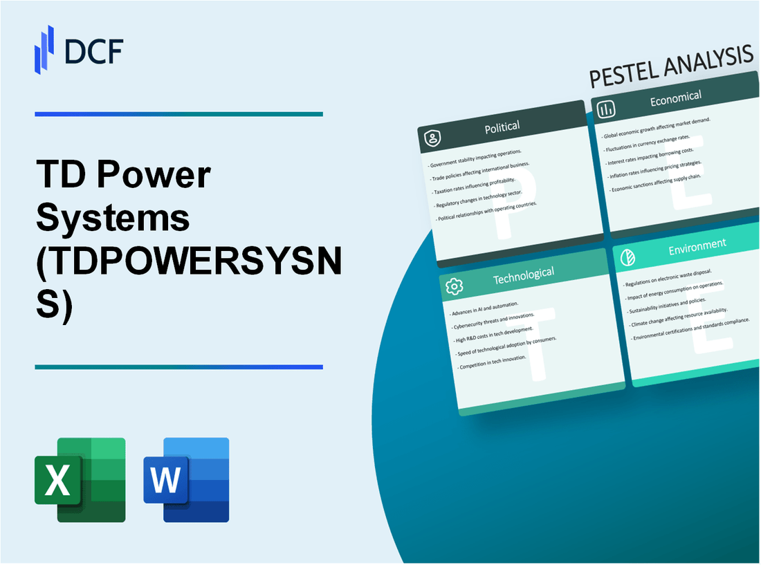 TD Power Systems Limited (TDPOWERSYS.NS): PESTEL Analysis