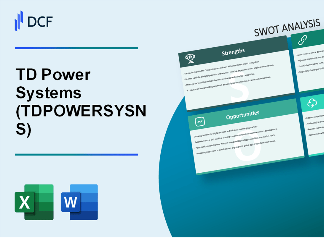 TD Power Systems Limited (TDPOWERSYS.NS): SWOT Analysis