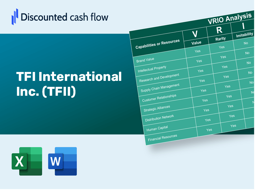 TFI International Inc. (TFII) VRIO Analysis