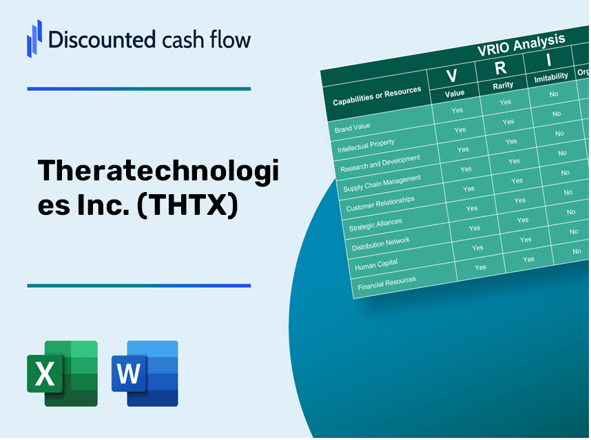 Theratechnologies Inc. (THTX): VRIO Analysis [10-2024 Updated]