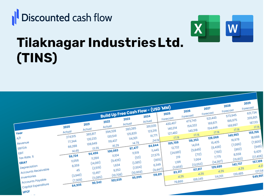 Tilaknagar Industries Ltd. (TINS) DCF Valuation