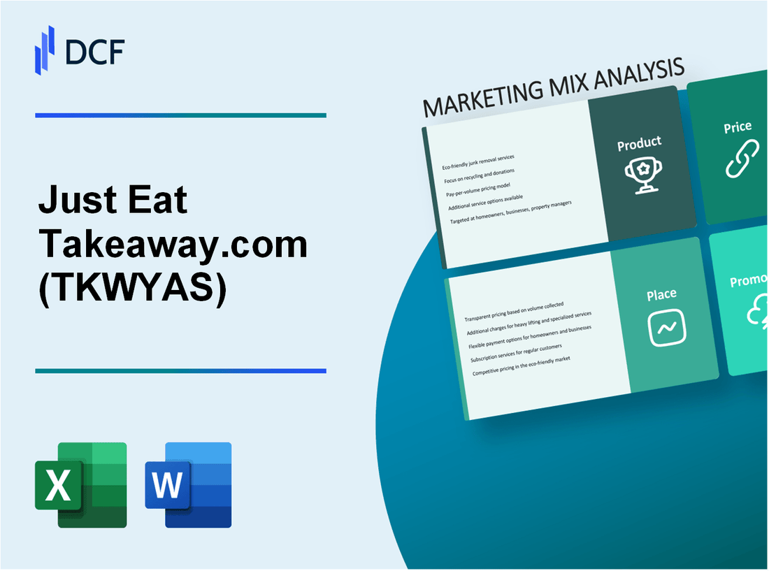 Just Eat Takeaway.com N.V. (TKWY.AS): Marketing Mix Analysis