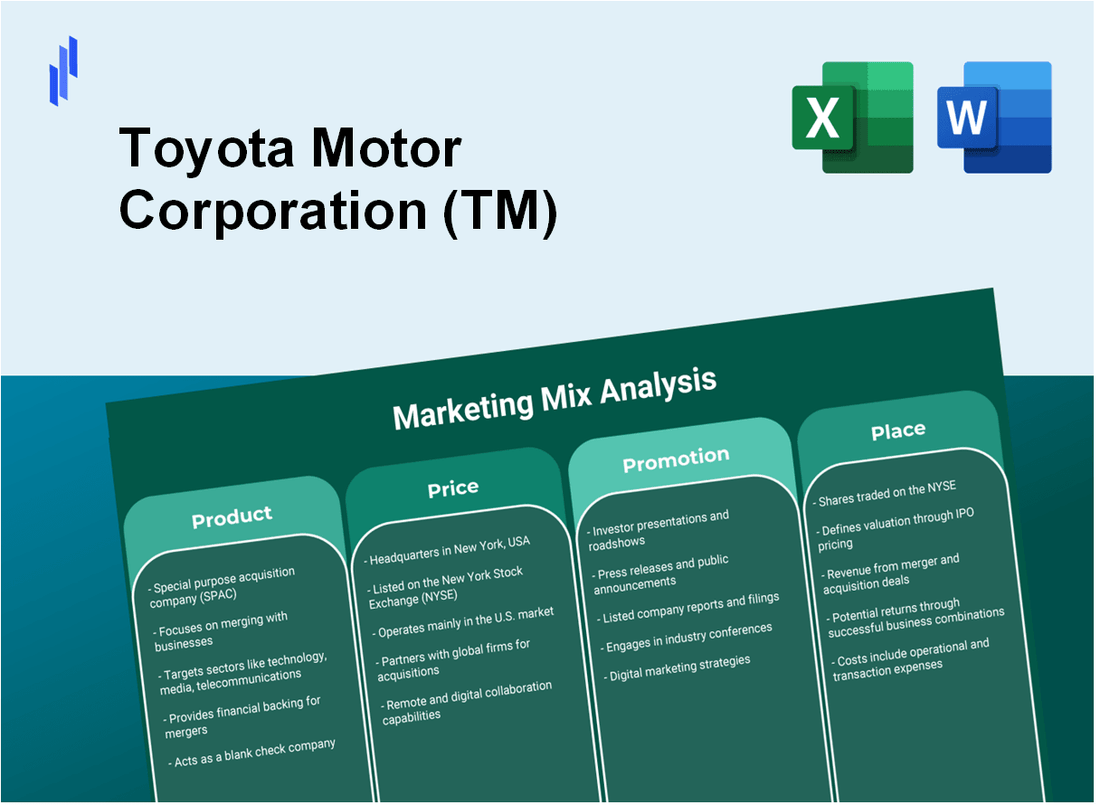 Marketing Mix Analysis of Toyota Motor Corporation (TM)