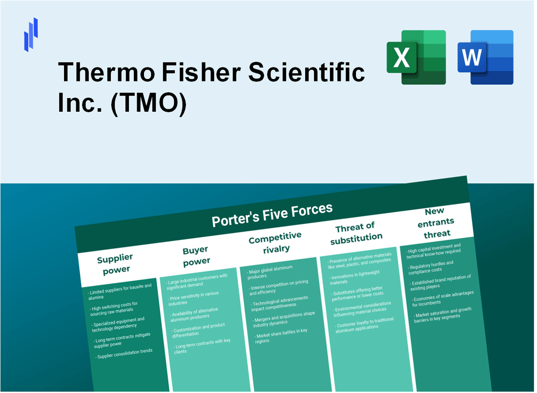 What are the Porter's Five Forces of Thermo Fisher Scientific Inc. (TMO)?