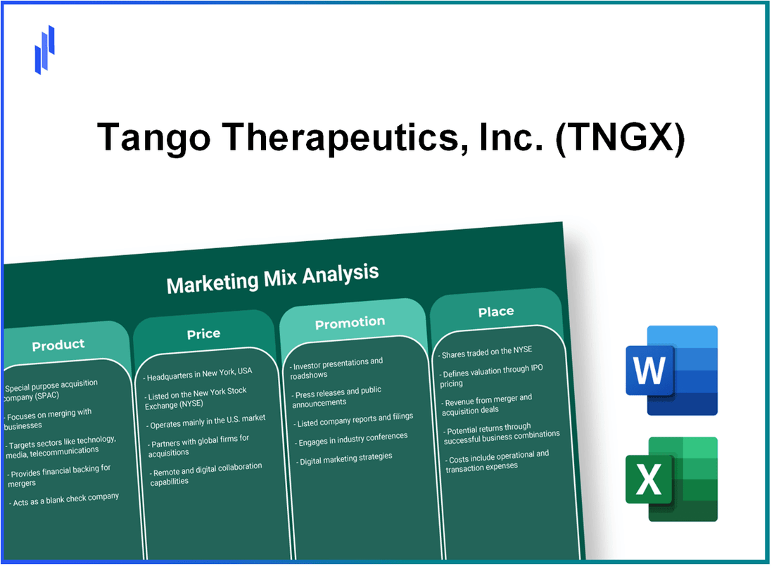 Marketing Mix Analysis of Tango Therapeutics, Inc. (TNGX)