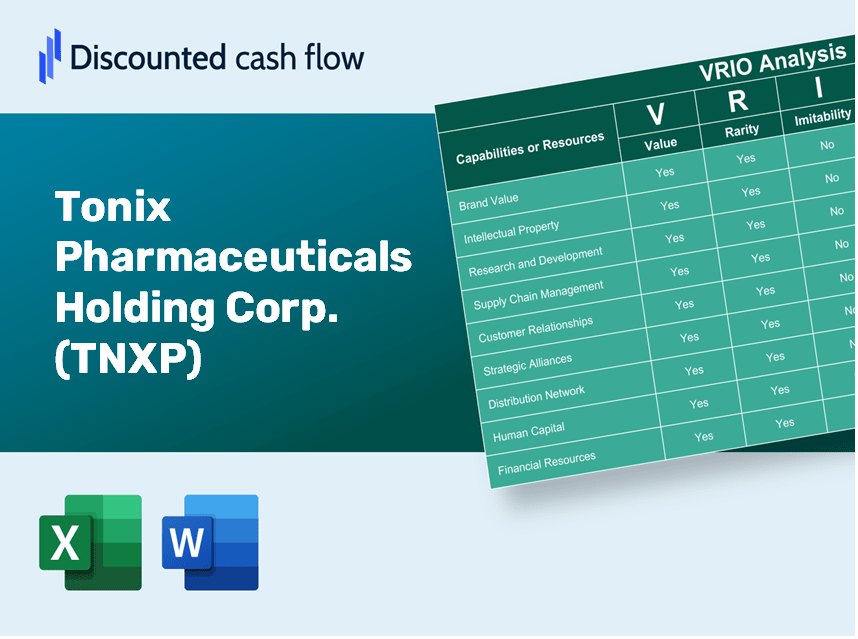 Tonix Pharmaceuticals Holding Corp. (TNXP): VRIO Analysis [10-2024 Updated]