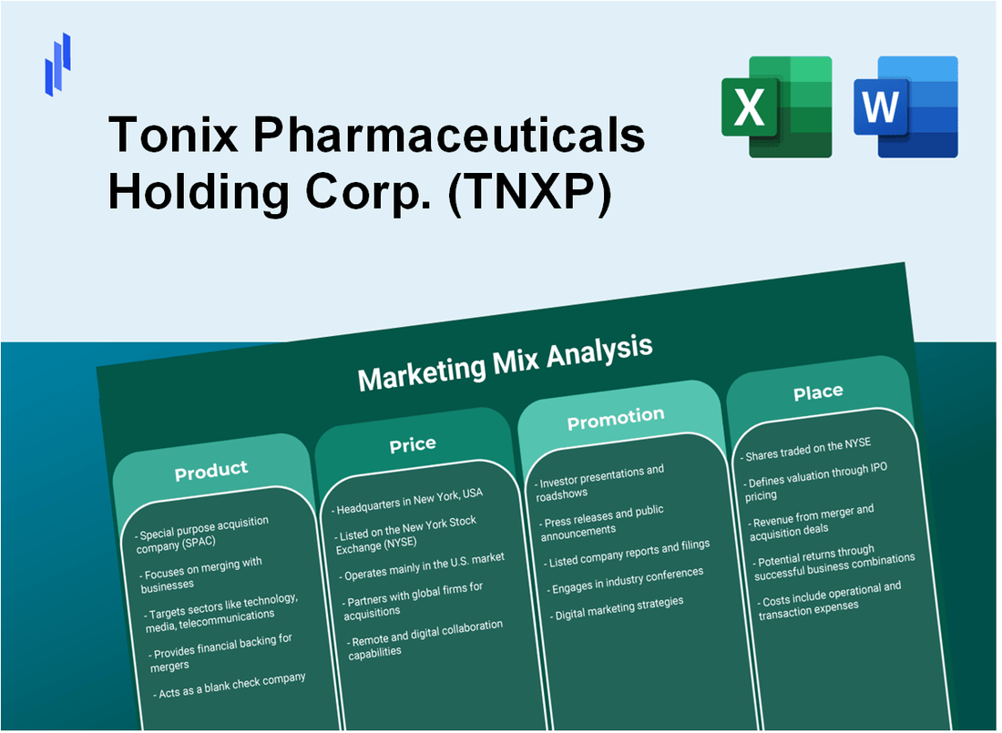 Marketing Mix Analysis of Tonix Pharmaceuticals Holding Corp. (TNXP)