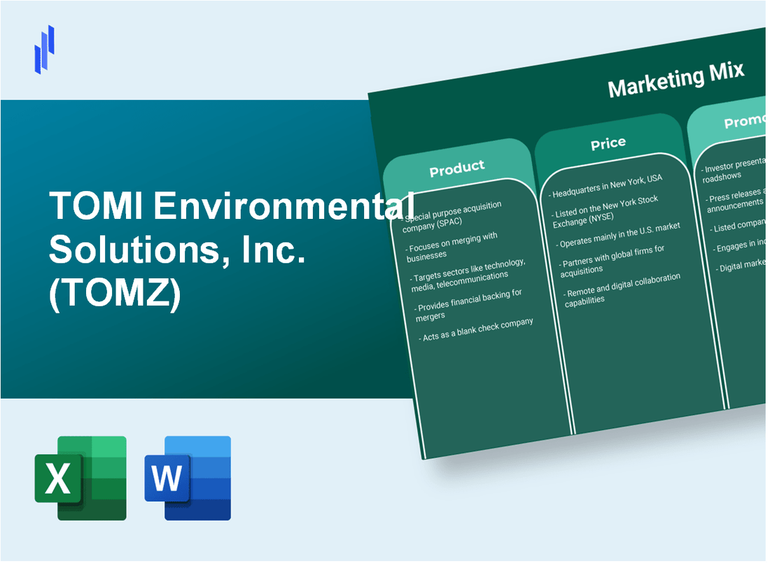 Marketing Mix Analysis of TOMI Environmental Solutions, Inc. (TOMZ)