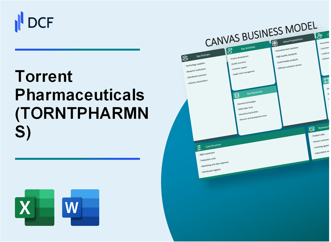 Torrent Pharmaceuticals Limited (TORNTPHARM.NS): Canvas Business Model