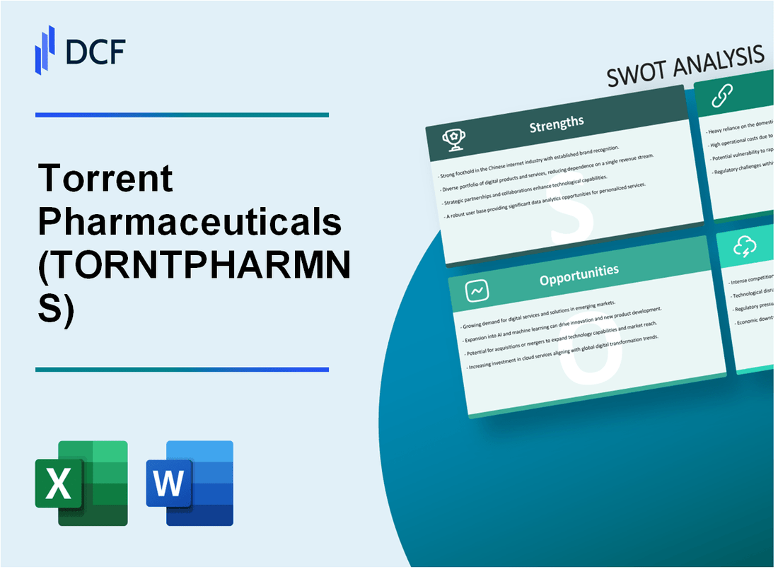 Torrent Pharmaceuticals Limited (TORNTPHARM.NS): SWOT Analysis