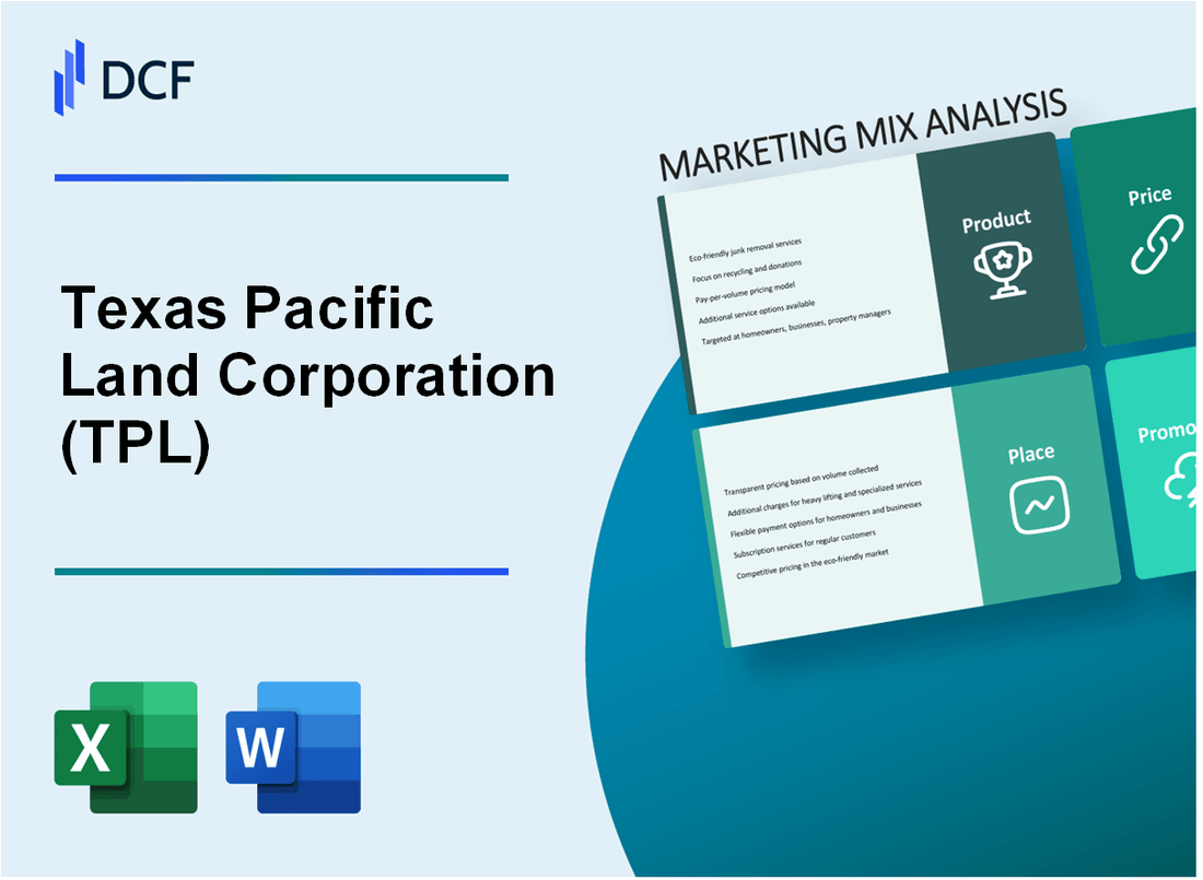 Texas Pacific Land Corporation (TPL) Marketing Mix