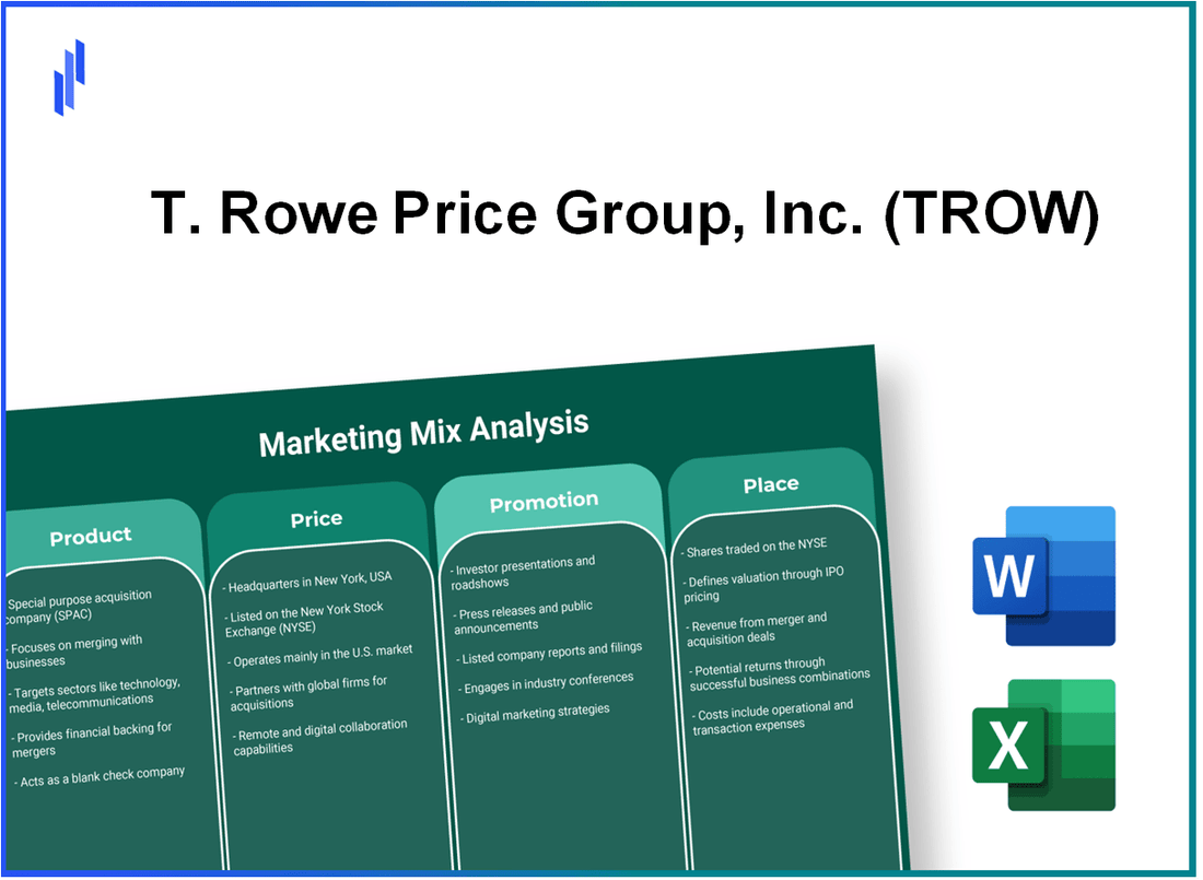 Marketing Mix Analysis of T. Rowe Price Group, Inc. (TROW)