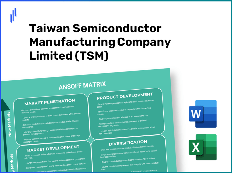 Taiwan Semiconductor Manufacturing Company Limited (TSM)Ansoff Matrix