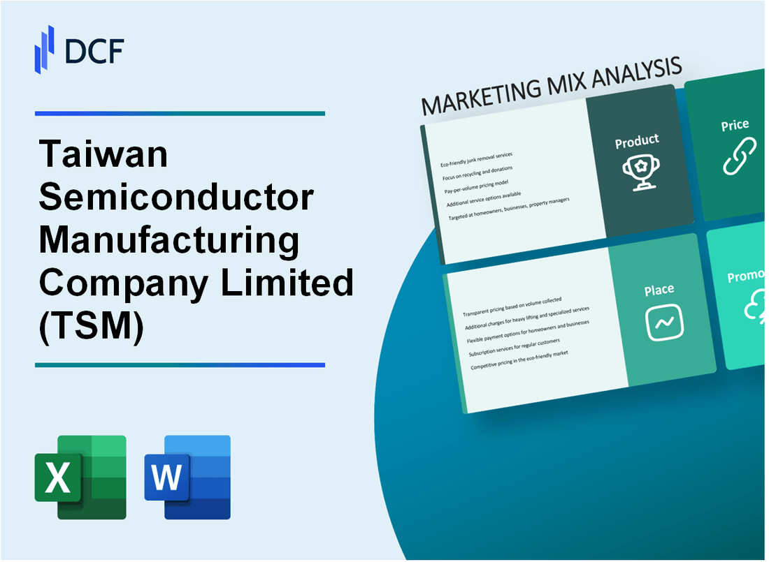 Taiwan Semiconductor Manufacturing Company Limited (TSM) Marketing Mix