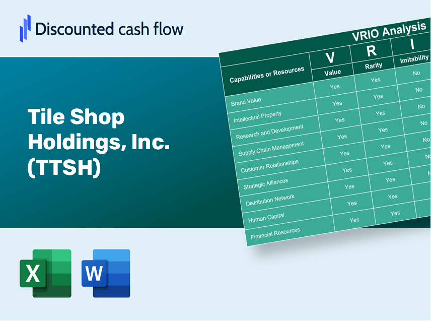 Tile Shop Holdings, Inc. (TTSH) VRIO Analysis