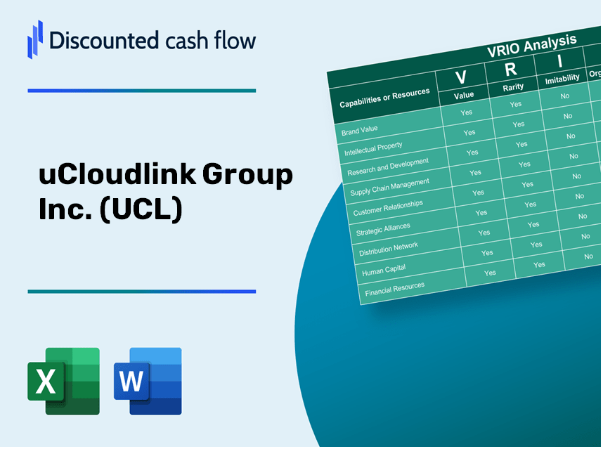 uCloudlink Group Inc. (UCL) VRIO Analysis