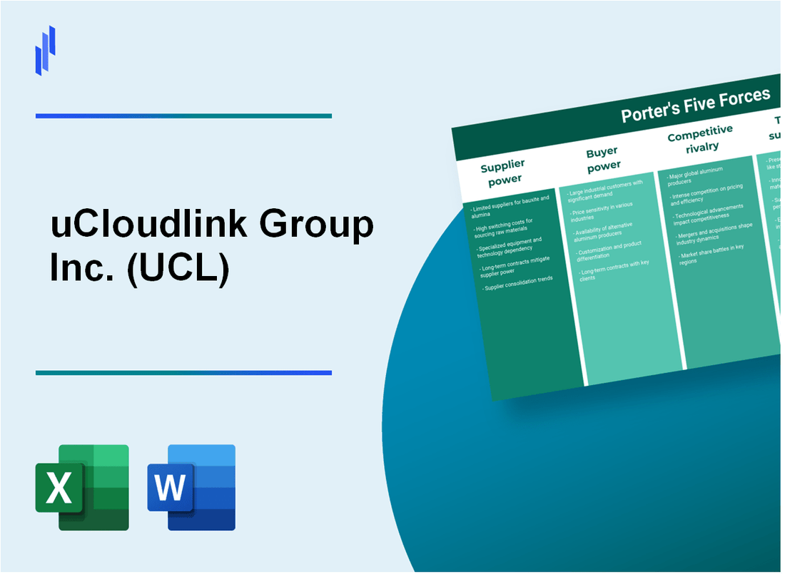 What are the Porter’s Five Forces of uCloudlink Group Inc. (UCL)?