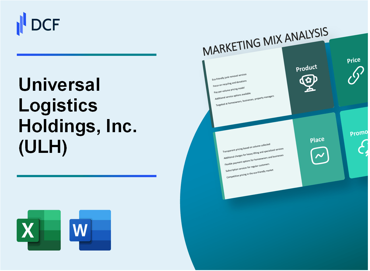 Marketing Mix Analysis of Universal Logistics Holdings, Inc. (ULH ...