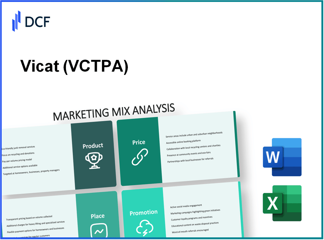 Vicat S.A. (VCT.PA): Marketing Mix Analysis