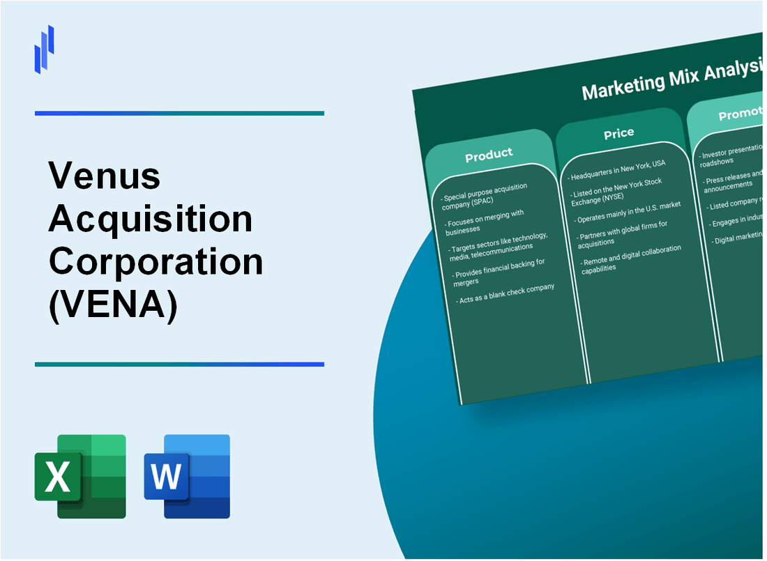 Marketing Mix Analysis of Venus Acquisition Corporation (VENA)