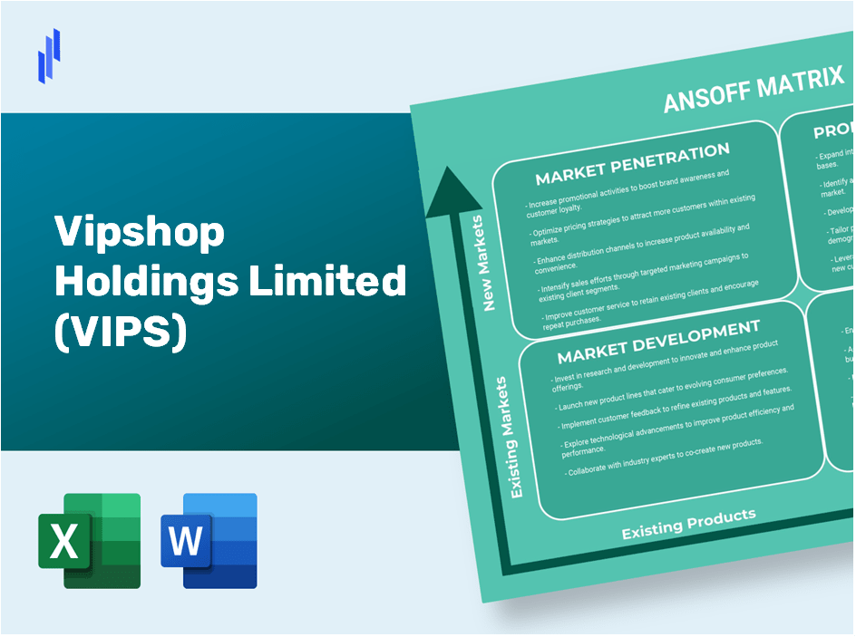 Vipshop Holdings Limited (VIPS)Ansoff Matrix