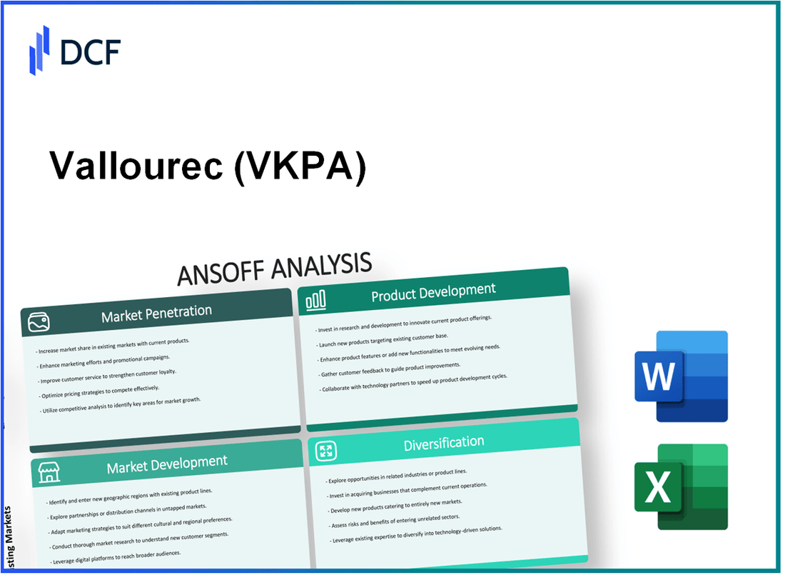 Vallourec S.A. (VK.PA): Ansoff Matrix