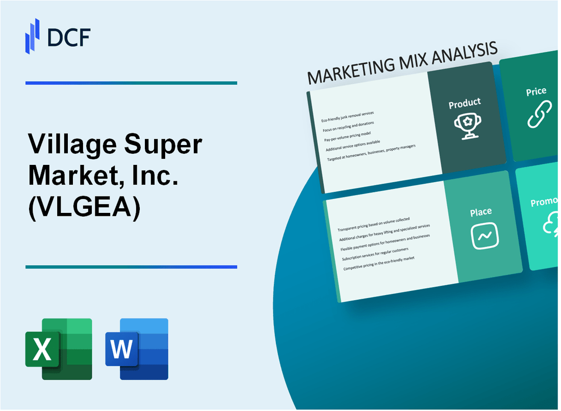 Village Super Market, Inc. (VLGEA) Marketing Mix