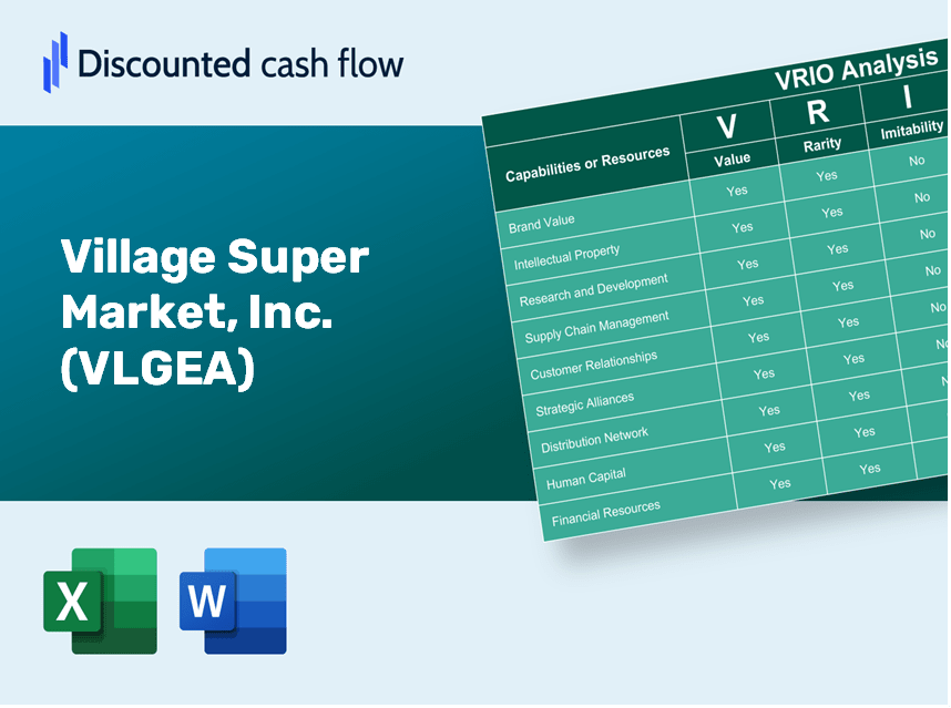 Village Super Market, Inc. (VLGEA) VRIO Analysis