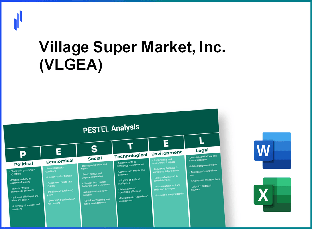 PESTEL Analysis of Village Super Market, Inc. (VLGEA)