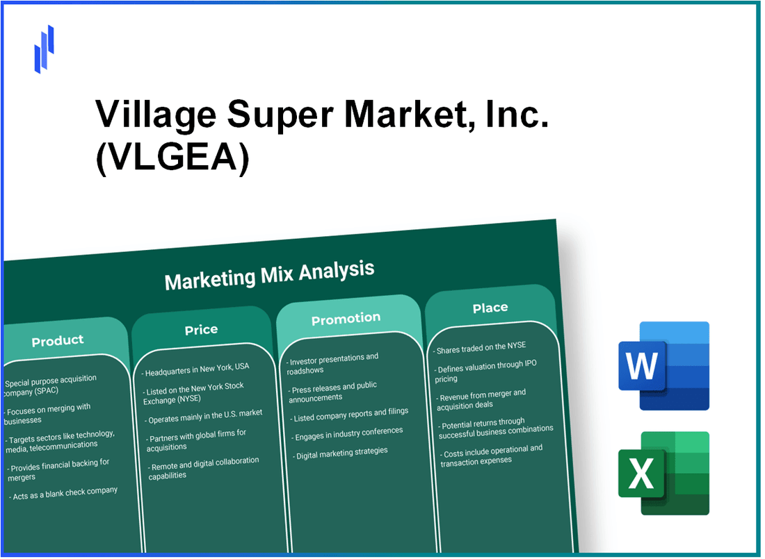 Marketing Mix Analysis of Village Super Market, Inc. (VLGEA)