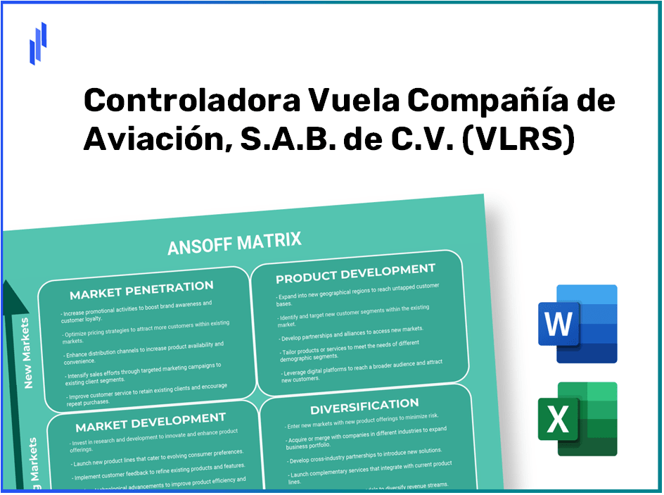 Controladora Vuela Compañía de Aviación, S.A.B. de C.V. (VLRS)Ansoff Matrix