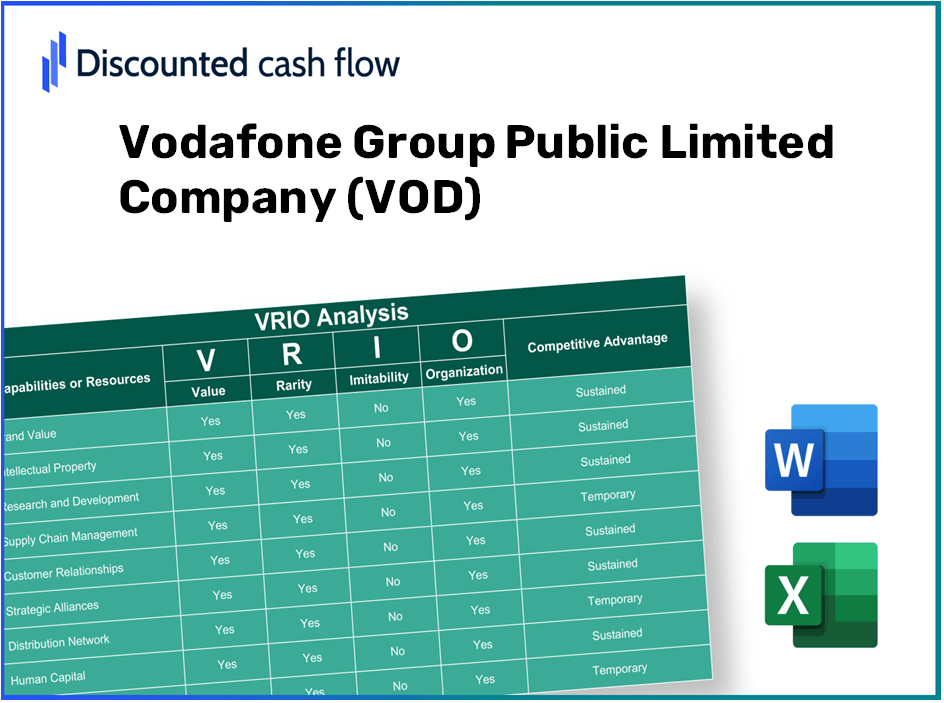 Vodafone Group Public Limited Company (VOD): VRIO Analysis [10-2024 Updated]