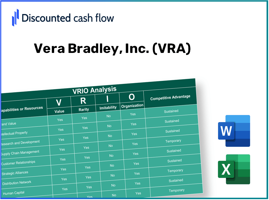 Vera Bradley, Inc. (VRA): VRIO Analysis [10-2024 Updated]