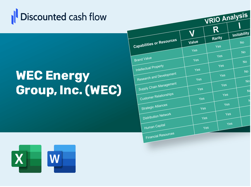 WEC Energy Group, Inc. (WEC): VRIO Analysis [10-2024 Updated]