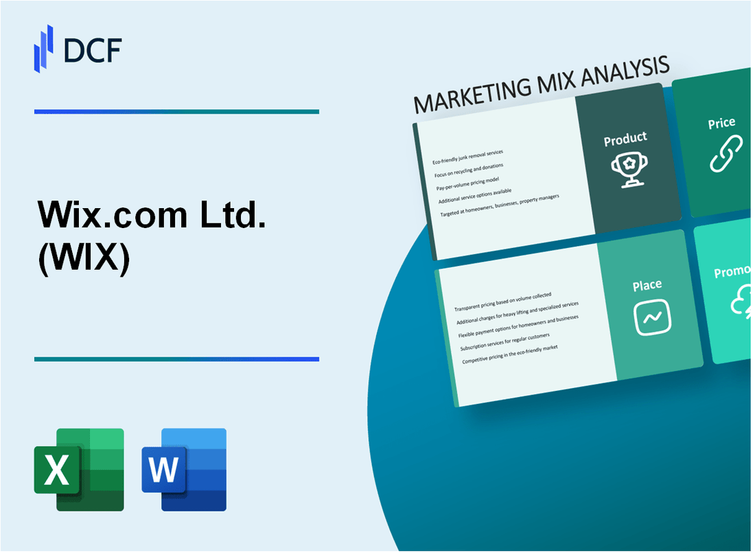 Wix.com Ltd. (WIX) Marketing Mix